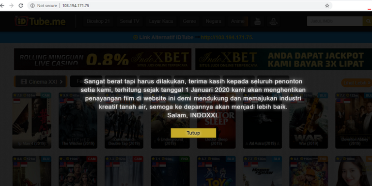 IndoXXI Sudah Mati, Tapi Situs Clonenya Masih Banyak: Ini Risiko yang Harus Kamu Tahu di 2026